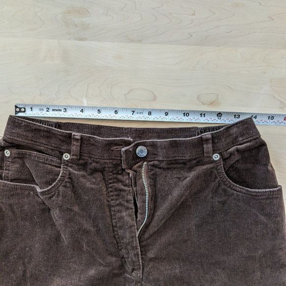 Alia Petite Corduroy brown pants size 8 P in very good condition, no snags - Picture 4 of 9